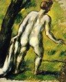 Bather from the Back Paul Cezanne Impressionistic nude